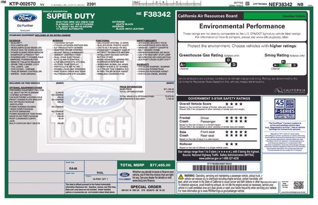 Certified 2022 Ford F250 Platinum w/ FX4 Off-Road Package AWD/4WD image 4