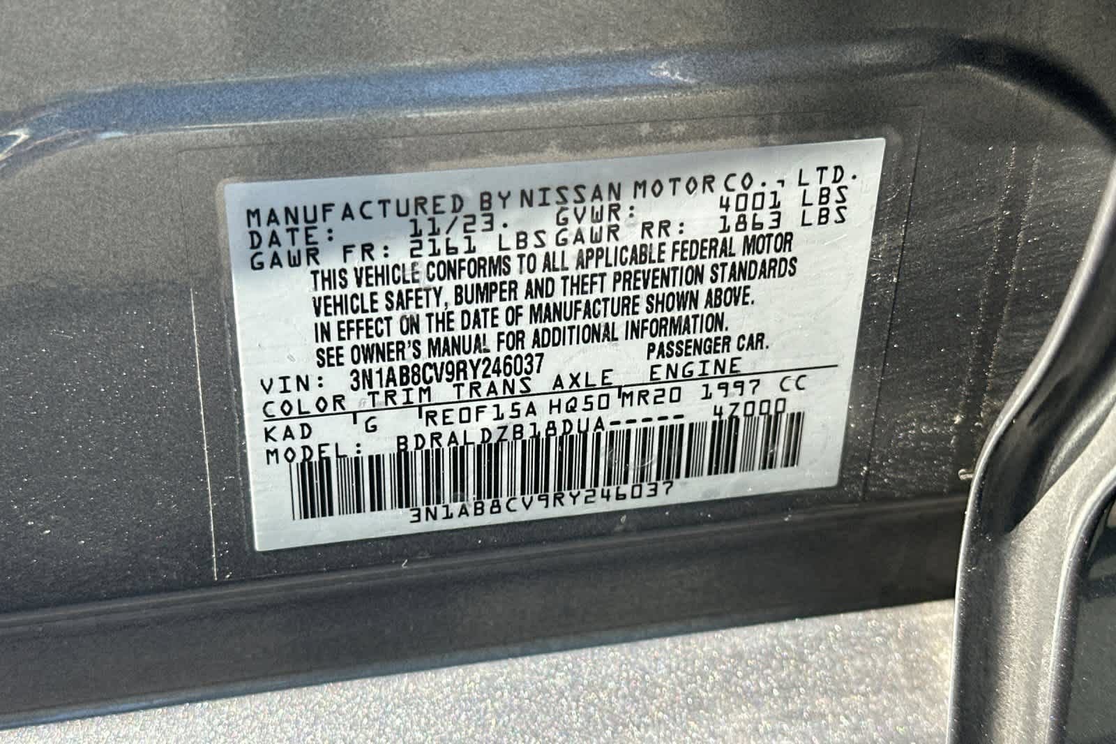 Used 2024 Nissan Sentra SV FWD image 28