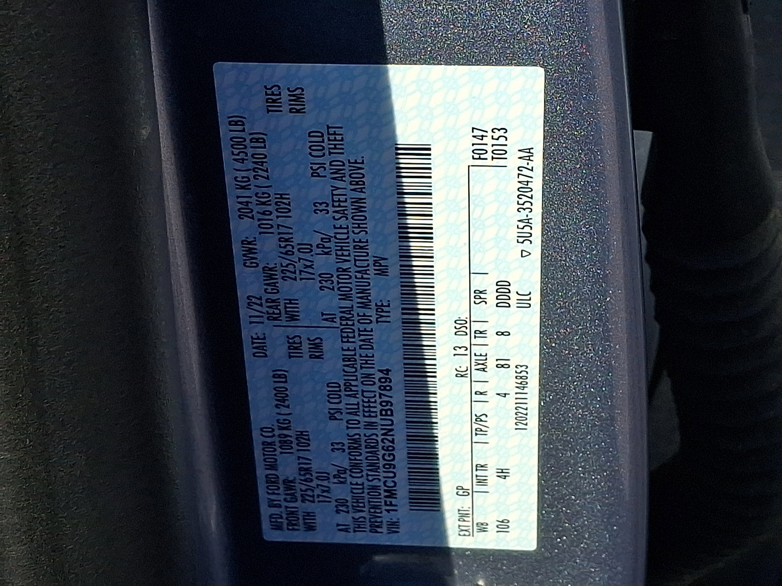 Certified 2022 Ford Escape SE w/ Convenience Package image 27