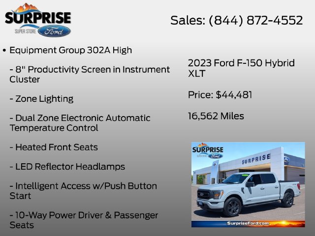 Certified 2023 Ford F150 XLT w/ Equipment Group 302A High AWD/4WD image 13