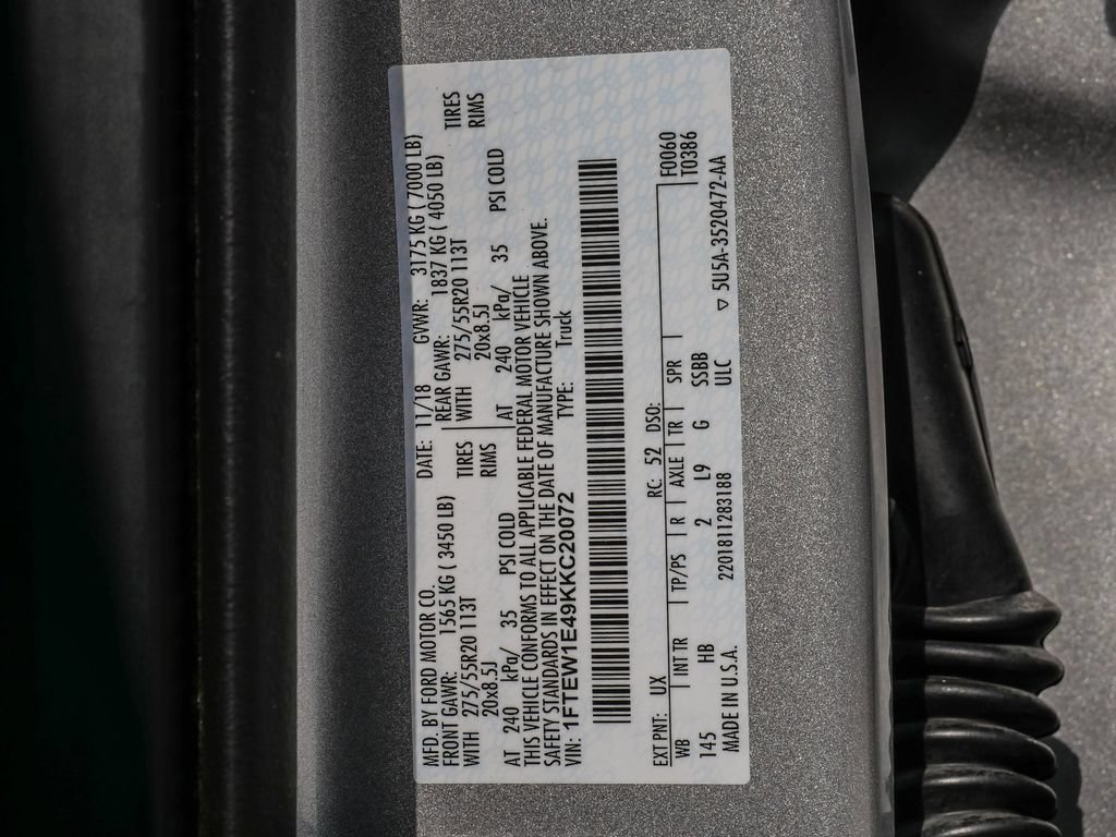 Certified 2019 Ford F150 Lariat AWD/4WD image 42