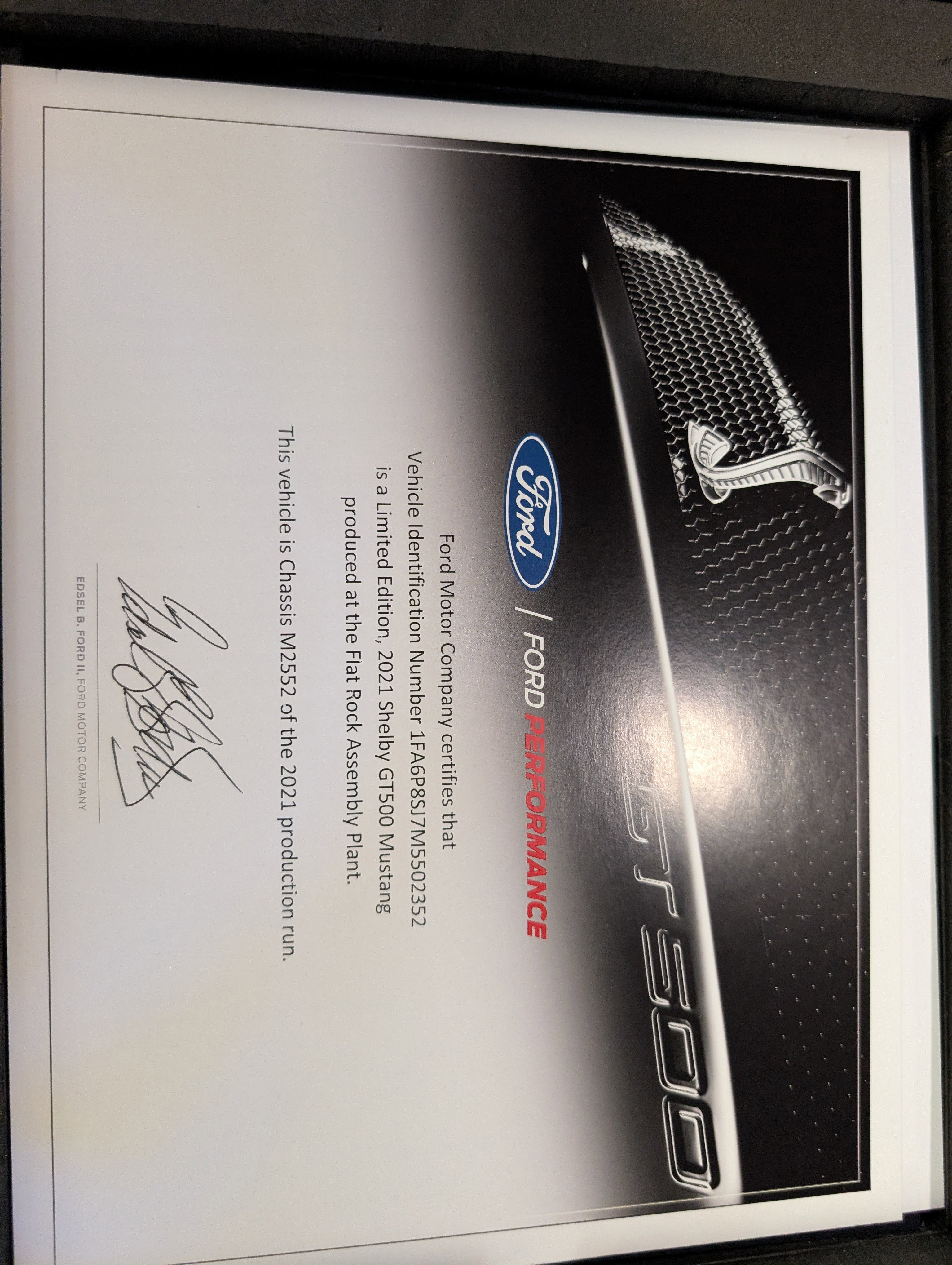 Certified 2021 Ford Mustang Shelby GT500 w/ Technology Package RWD image 30