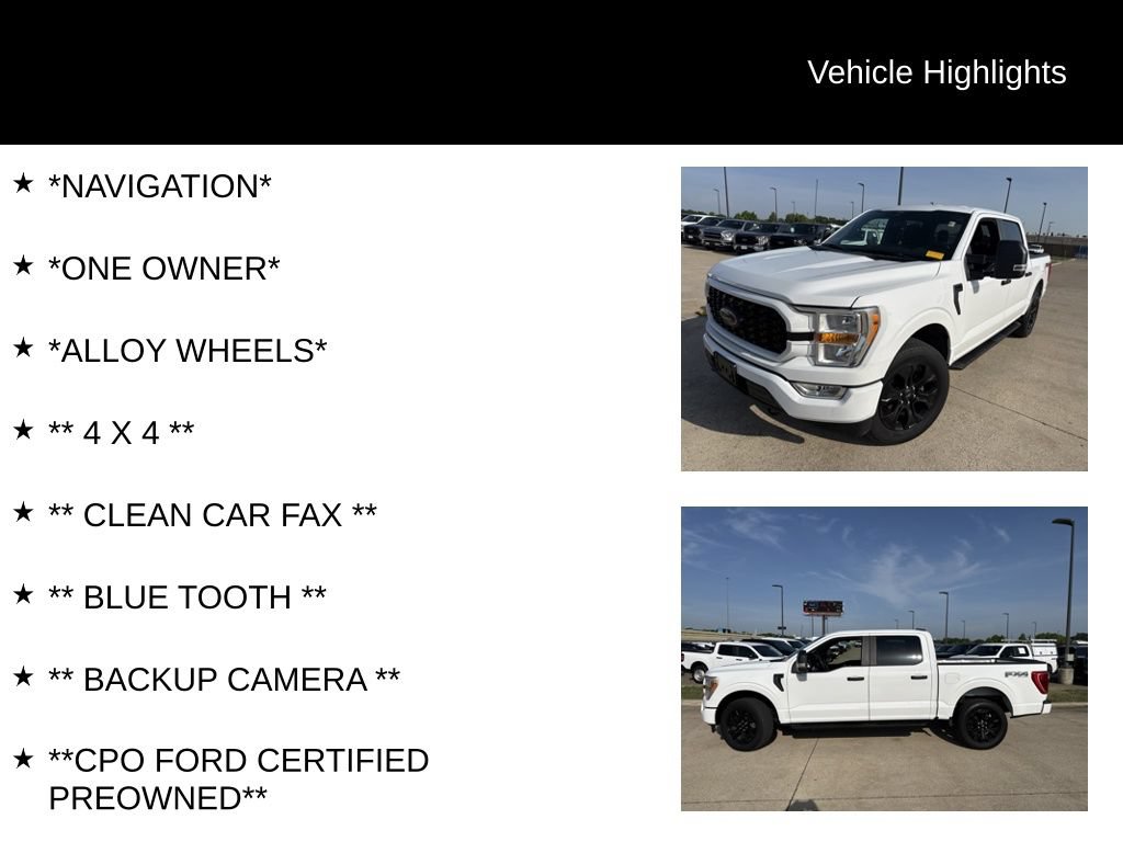 Certified 2022 Ford F150 XL w/ STX Black Appearance Package AWD/4WD image 4