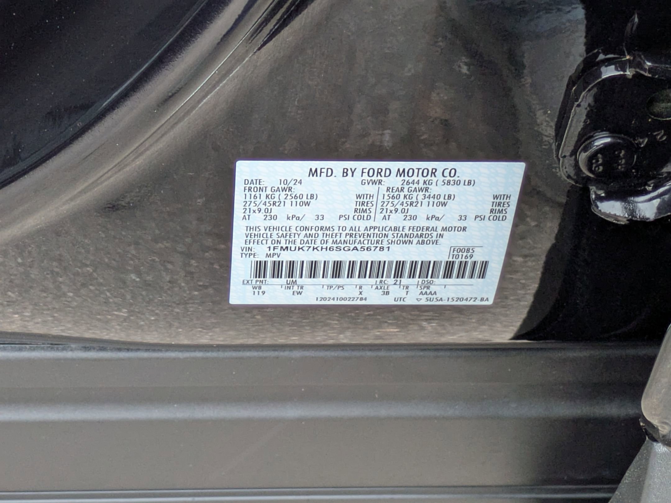 Certified 2025 Ford Explorer ST-Line w/ Premium Package image 43