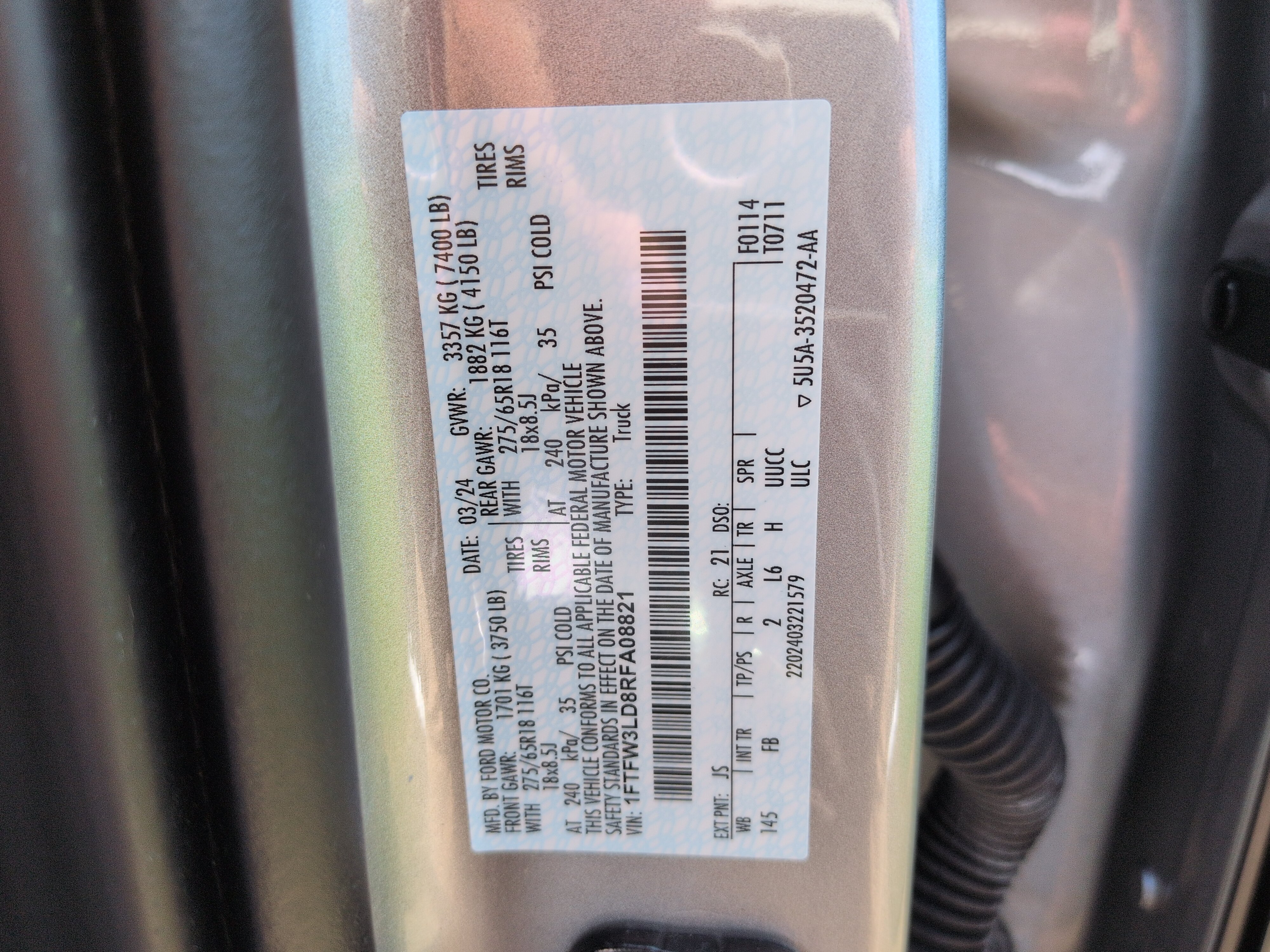 Certified 2024 Ford F150 XLT w/ Equipment Group 302A MID AWD/4WD image 28