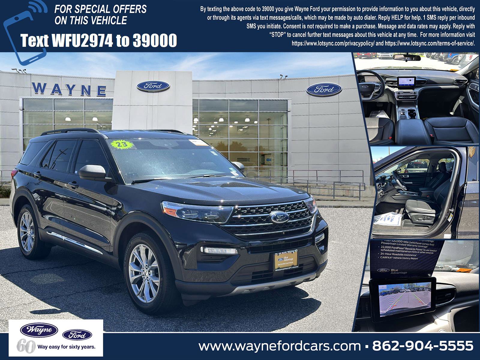 Certified 2023 Ford Explorer XLT w/ Equipment Group 202A AWD/4WD image 1