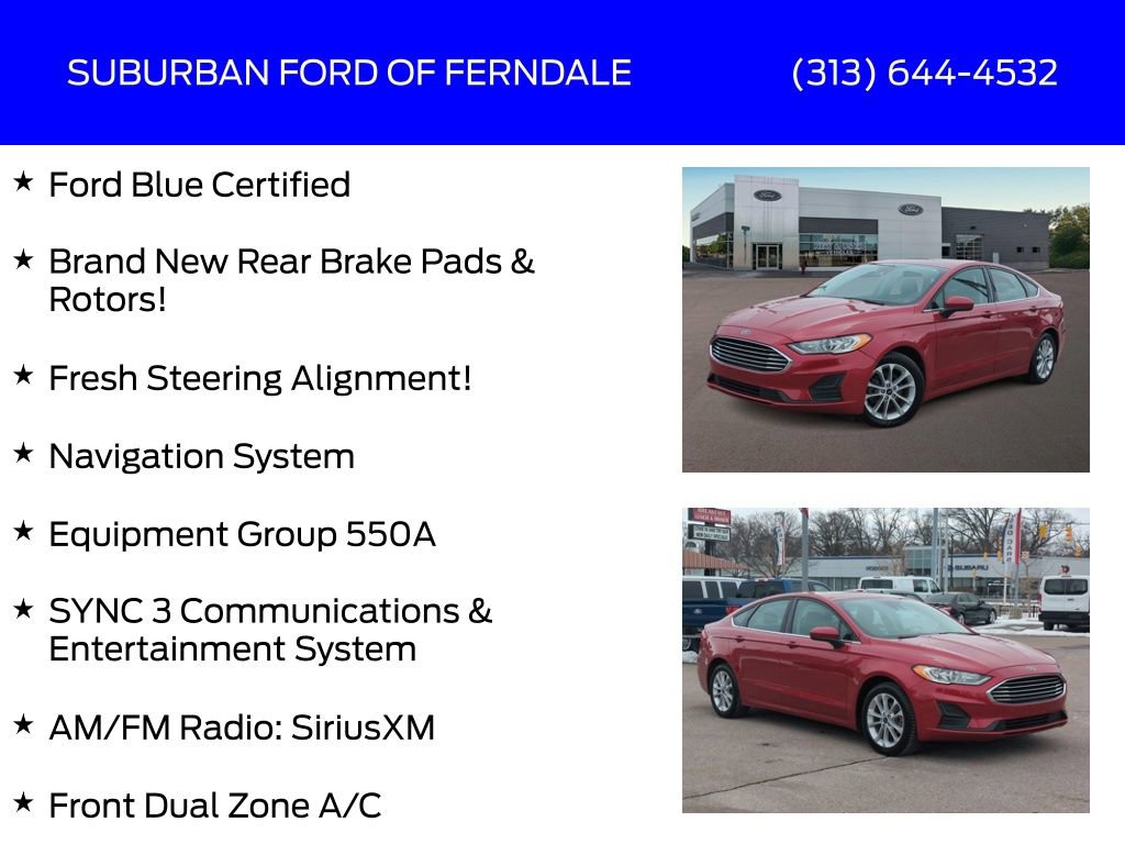 Certified 2020 Ford Fusion SE image 4