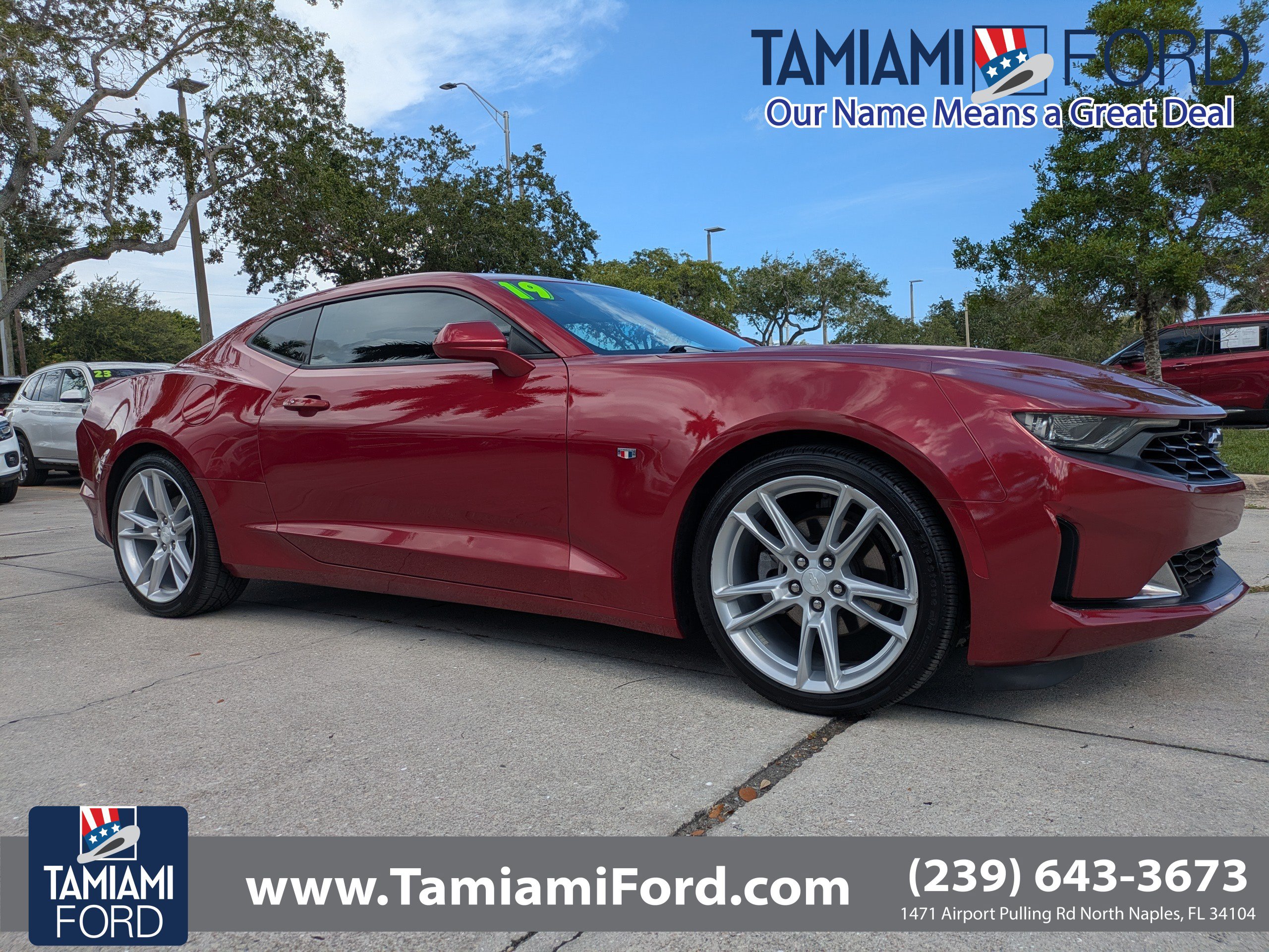 Used 2019 Chevrolet Camaro LT w/ RS Package RWD image 1
