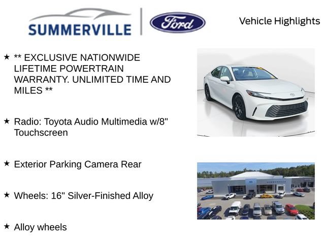 Used 2025 Toyota Camry LE FWD image 2
