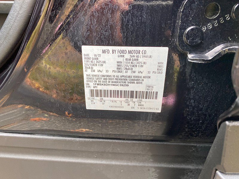 Certified 2022 Ford Explorer XLT w/ Equipment Group 202A image 74