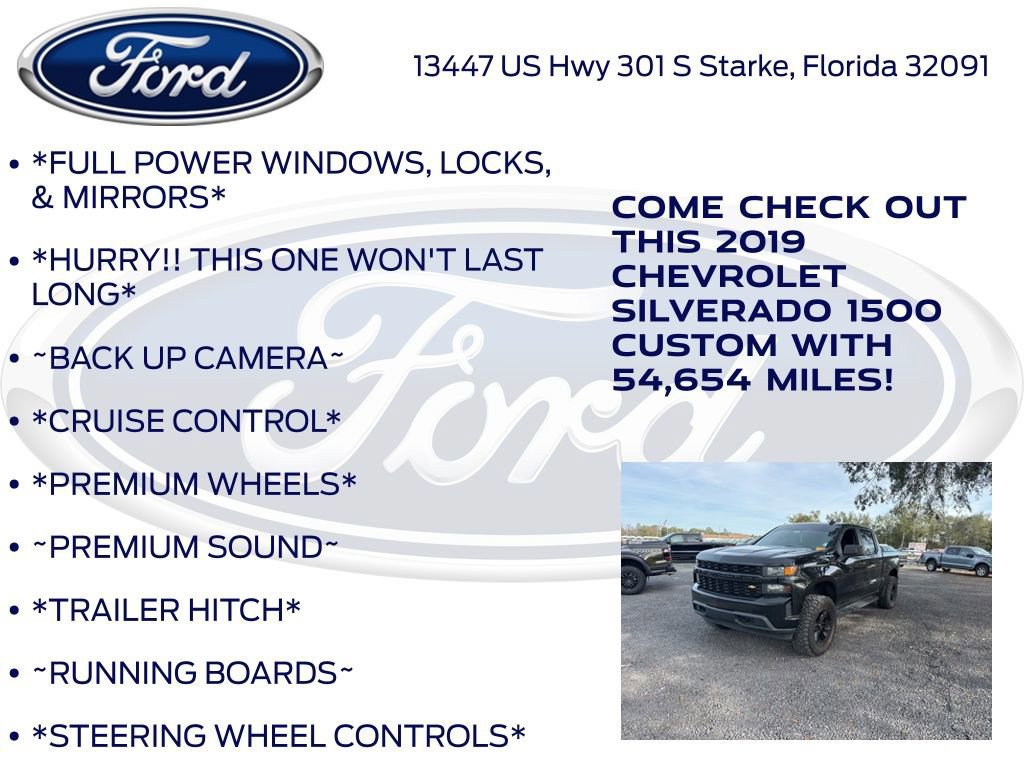 Used 2019 Chevrolet Silverado 1500 Custom w/ Custom Value Package image 10