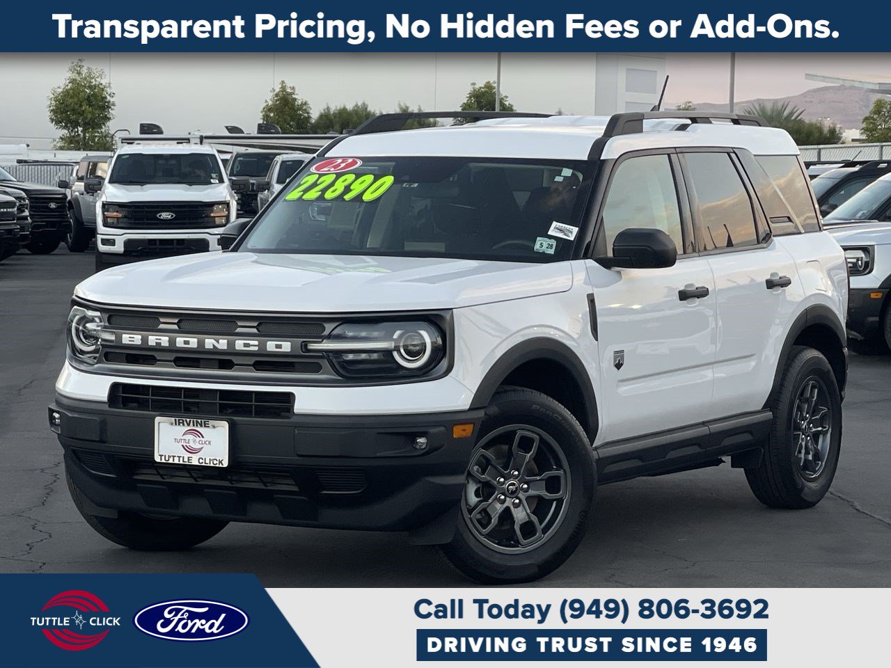 Certified 2023 Ford Bronco Sport Big Bend w/ Convenience Package