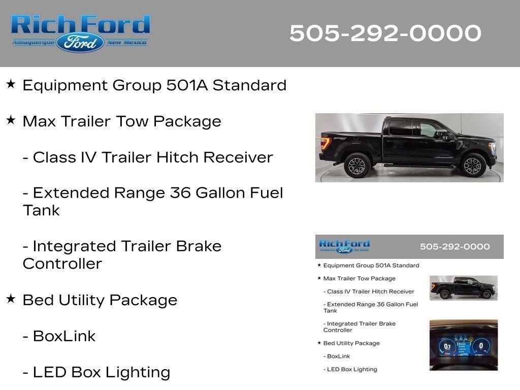 Certified 2023 Ford F150 Lariat w/ Max Trailer Tow Package AWD/4WD image 43