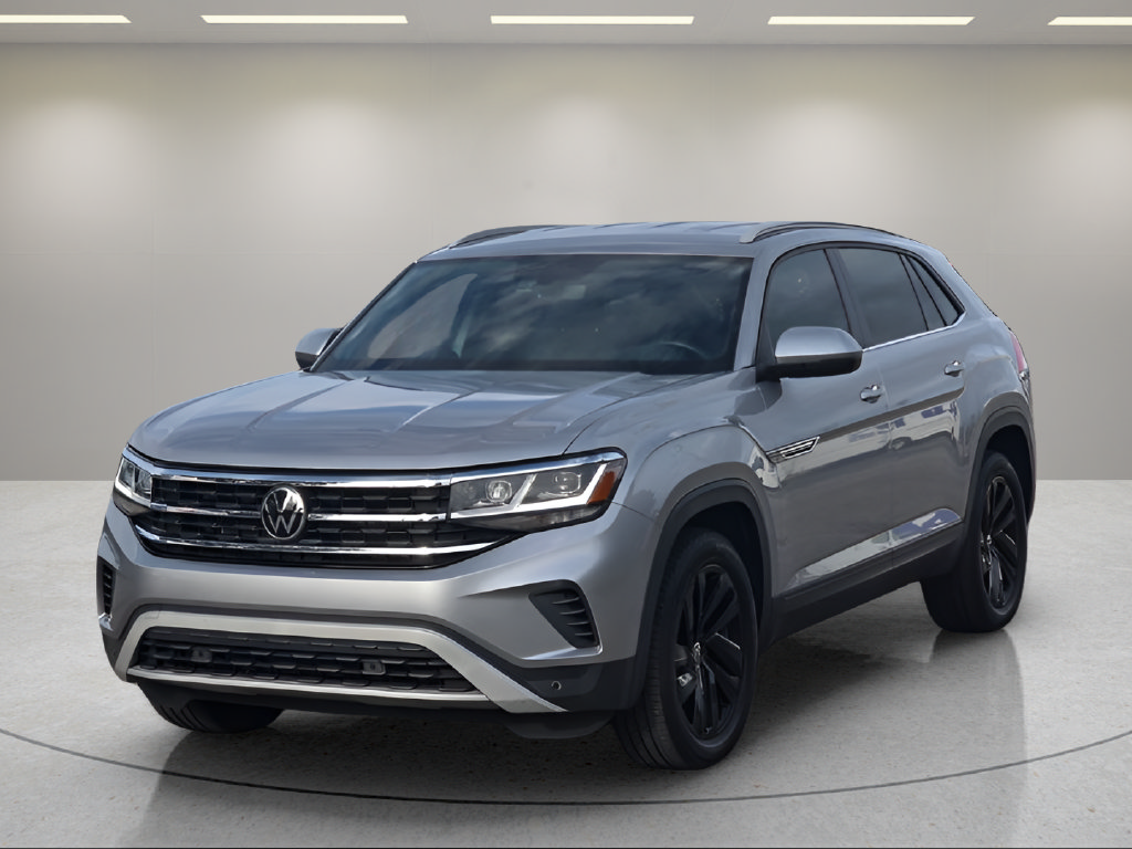Used 2022 Volkswagen Atlas Cross Sport SE w/ Black Wheel Package AWD/4WD image 3
