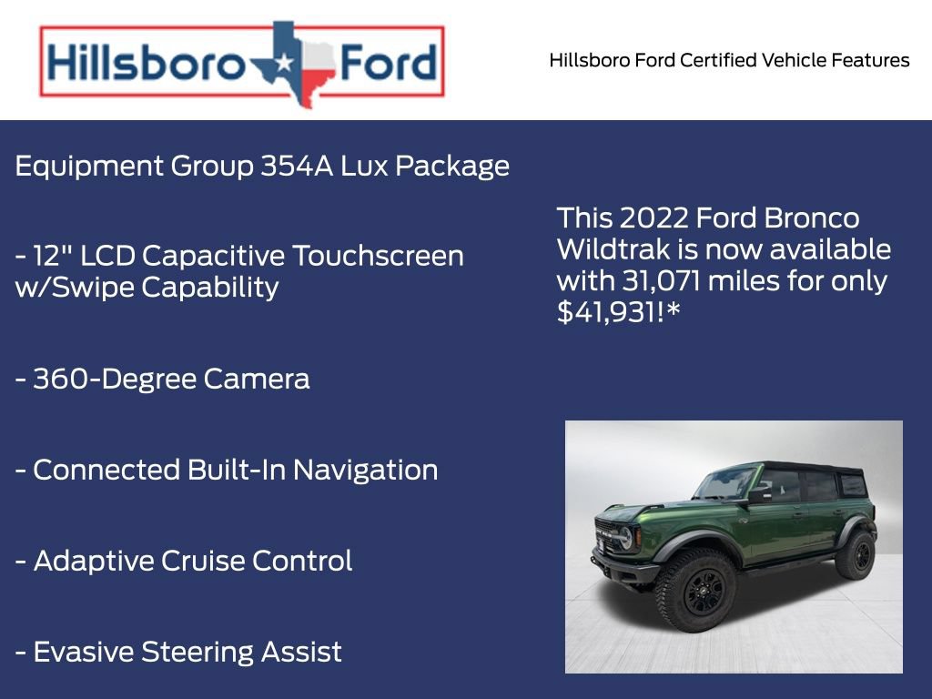 Certified 2022 Ford Bronco Wildtrak AWD/4WD image 5