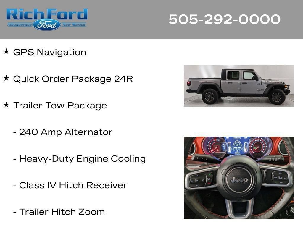 Used 2021 Jeep Gladiator Rubicon AWD/4WD image 17