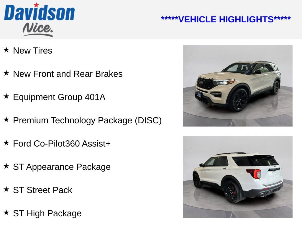 Certified 2023 Ford Explorer ST w/ Equipment Group 401A image 4