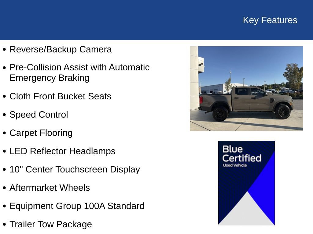Certified 2025 Ford Ranger XL w/ Trailer Tow Package RWD image 26