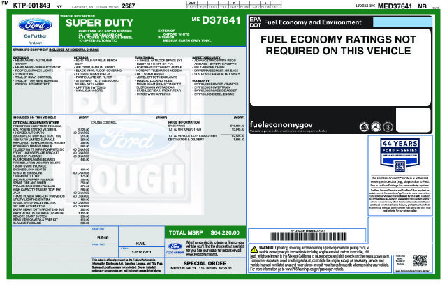 Certified 2021 Ford F550 4x4 SuperCab Super Duty image 20