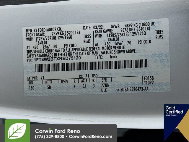 Certified 2022 Ford F250 Lariat w/ Tremor Off-Road Package image 35