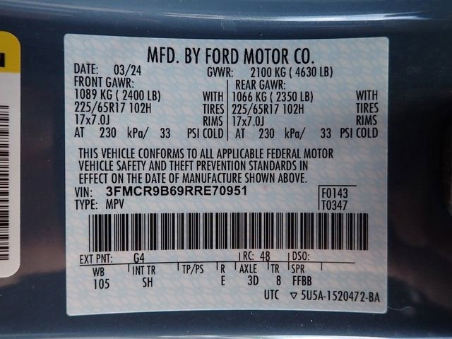 Certified 2024 Ford Bronco Sport Big Bend w/ Convenience Package AWD/4WD image 22