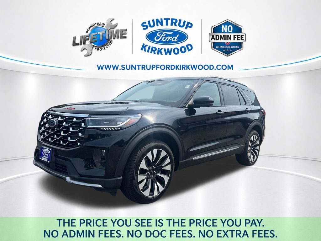 Certified 2025 Ford Explorer Platinum w/ LUX Leather Package