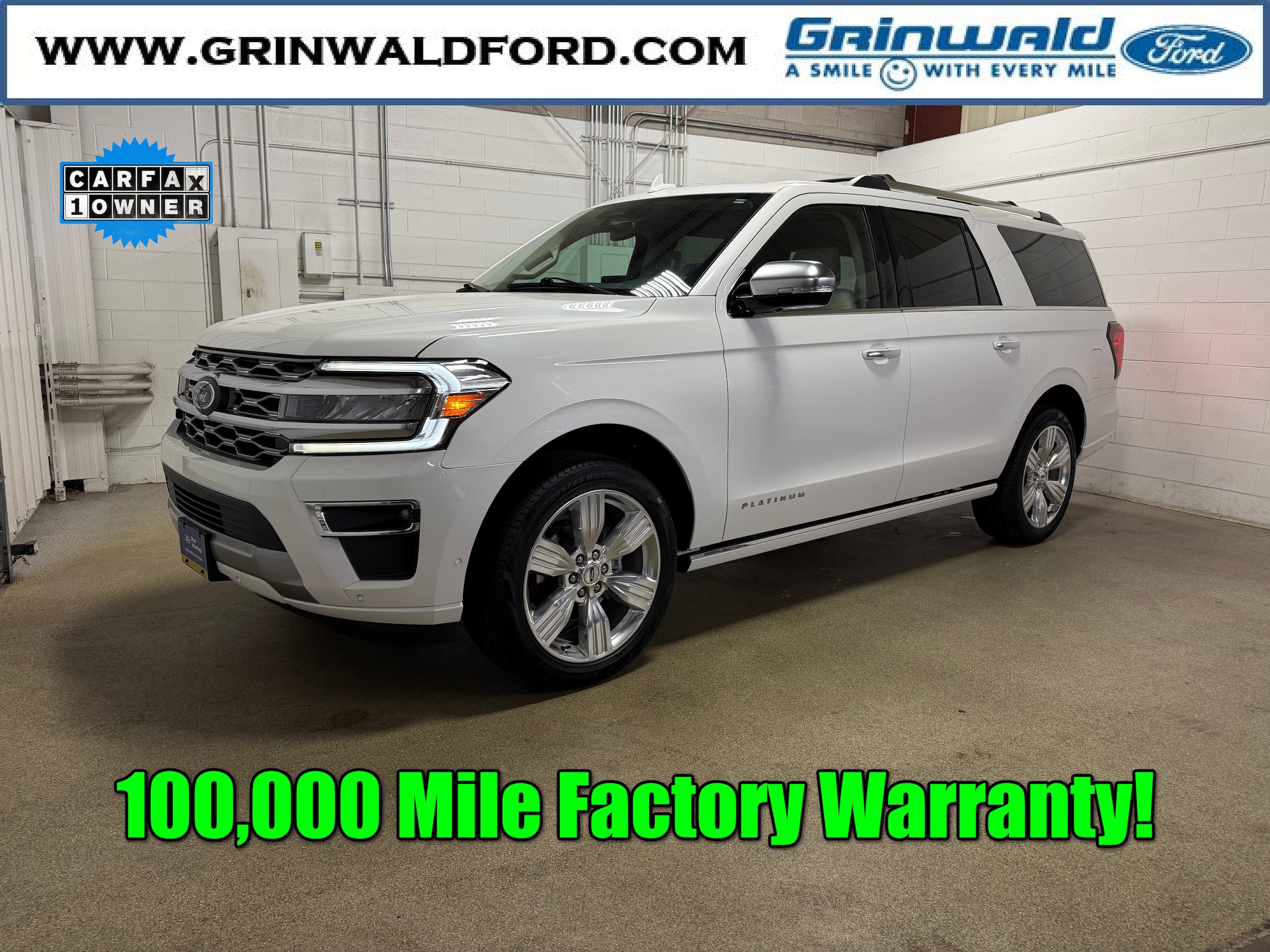 Certified 2024 Ford Expedition Max Platinum AWD/4WD image 1