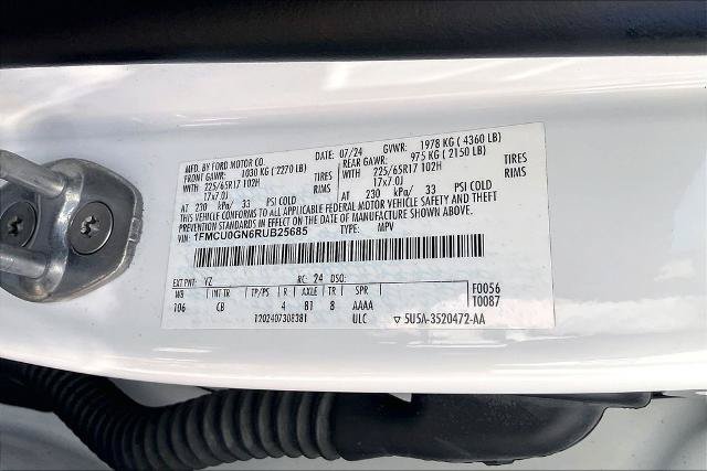 Certified 2024 Ford Escape Active w/ Tech Pack #2 FWD image 31
