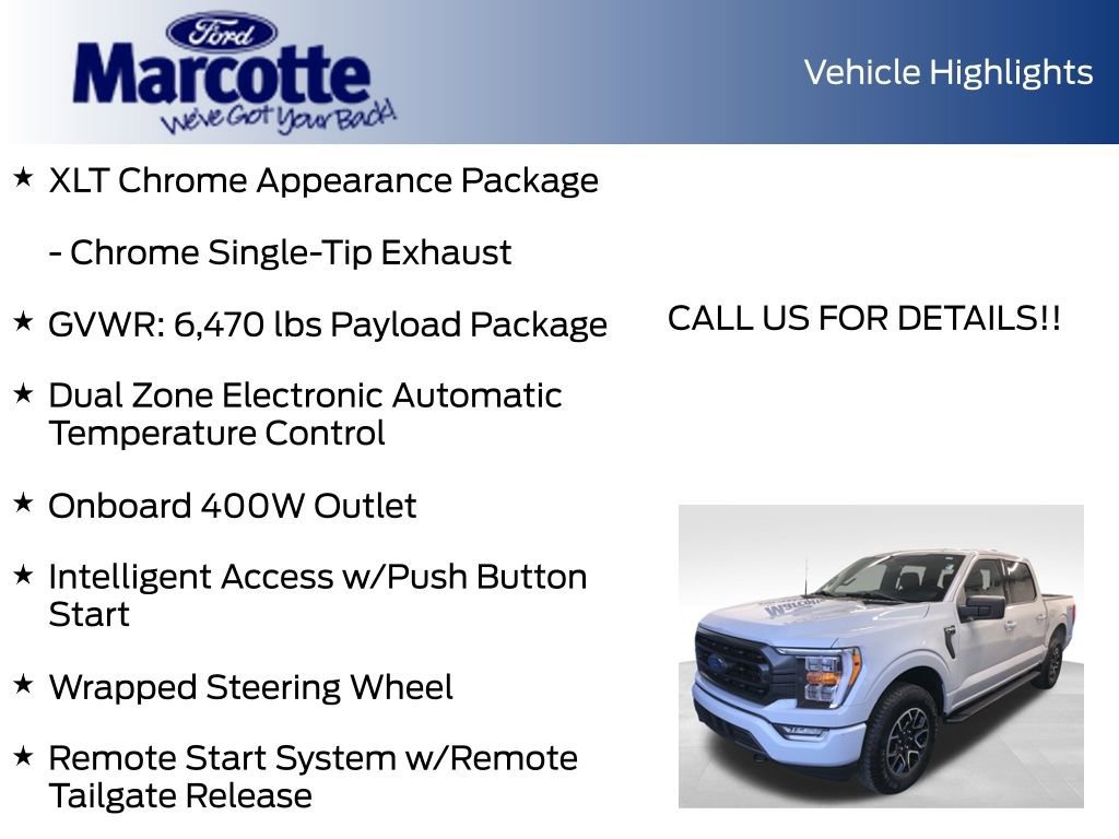 Certified 2023 Ford F150 XLT w/ Equipment Group 302A High image 35