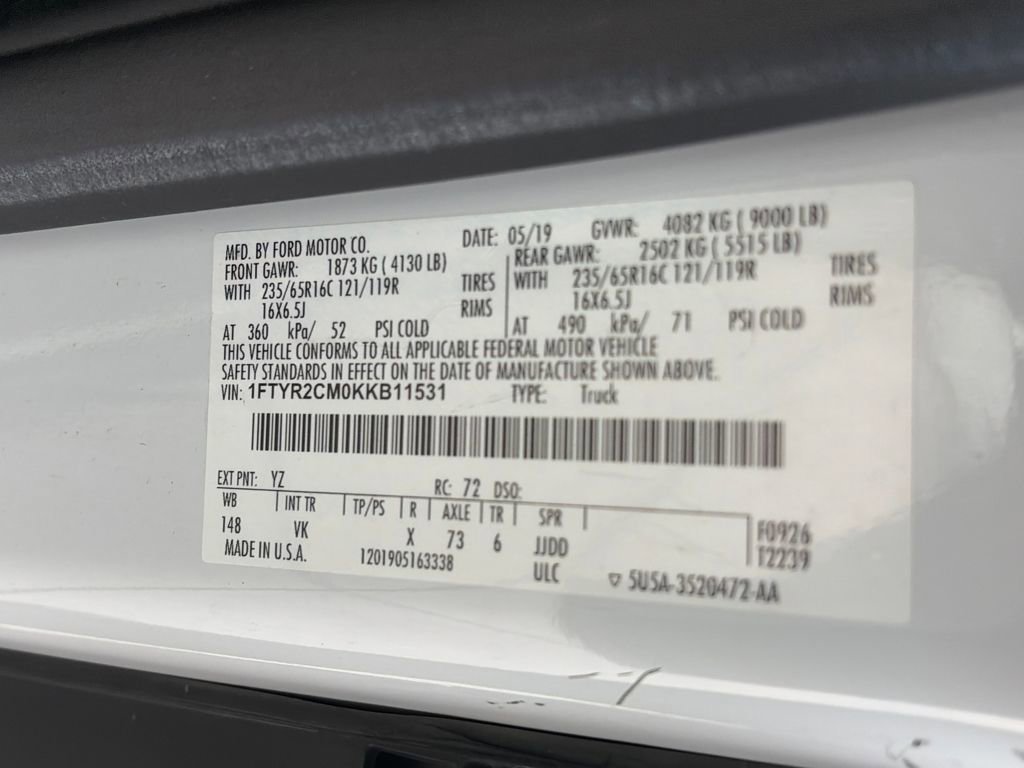 Certified 2019 Ford Transit 250 148 Medium Roof image 9
