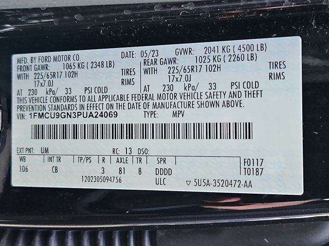 Certified 2023 Ford Escape Active AWD/4WD image 29