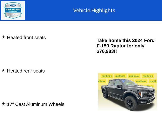 Certified 2024 Ford F150 Raptor AWD/4WD image 30