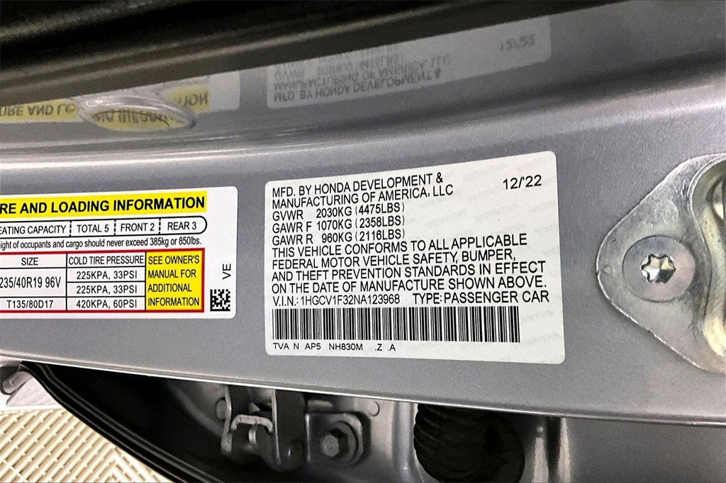 Used 2022 Honda Accord Sport image 26