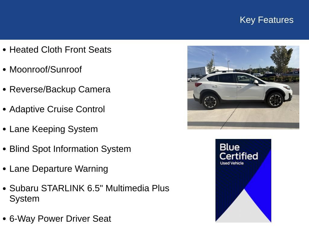 Used 2022 Subaru Crosstrek 2.0i Premium w/ Moonroof Package AWD/4WD image 33