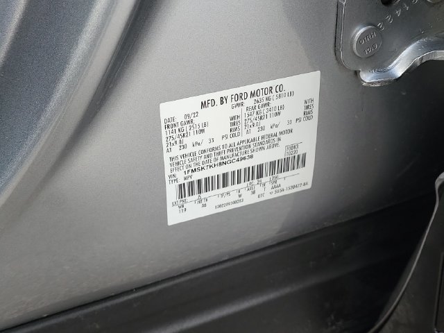 Certified 2022 Ford Explorer ST-Line w/ Class IV Trailer Tow Package RWD image 31