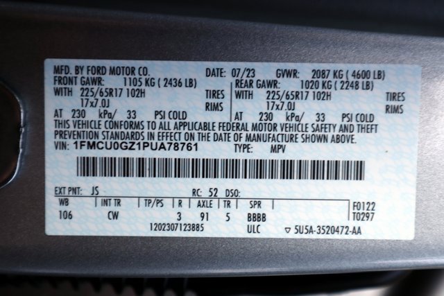 Certified 2023 Ford Escape Active image 37