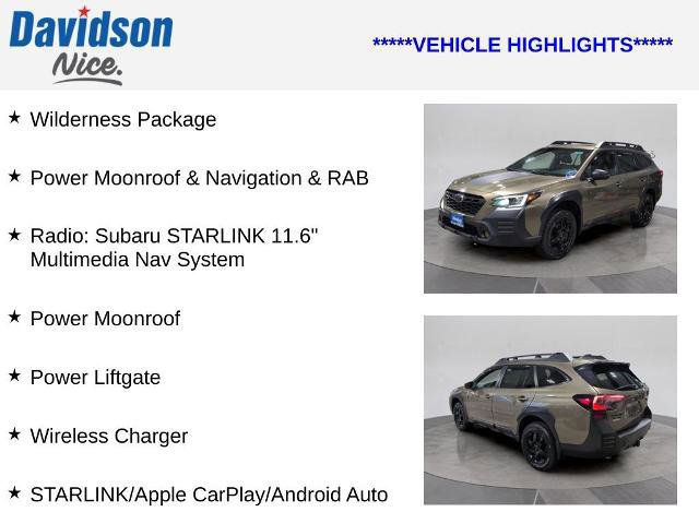 Used 2022 Subaru Outback Wilderness w/ Wilderness Package image 9