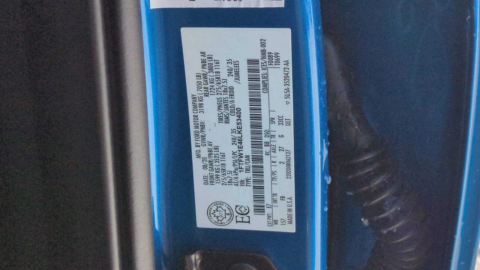 Certified 2020 Ford F150 XLT w/ Equipment Group 302A Luxury image 42