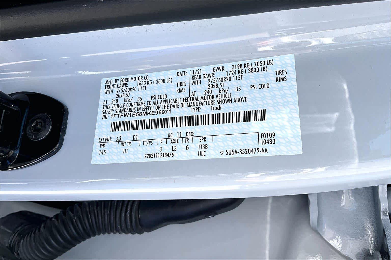 Certified 2021 Ford F150 Lariat w/ Equipment Group 502A High AWD/4WD image 34
