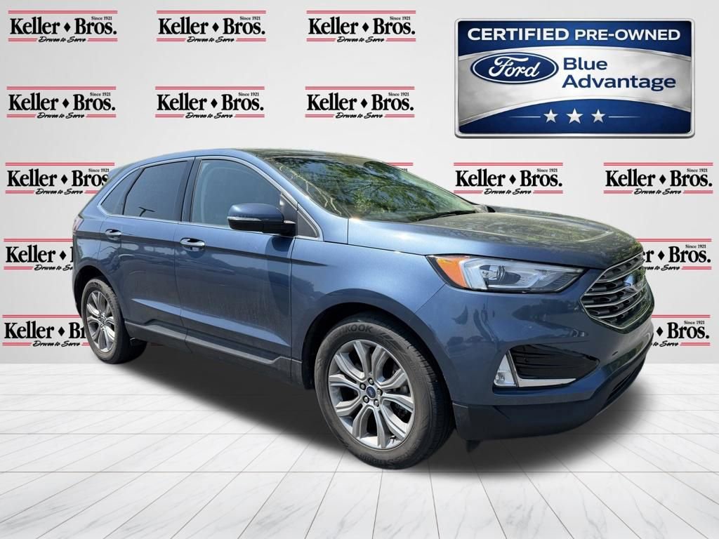 Certified 2019 Ford Edge Titanium w/ Cold Weather Package AWD/4WD image 1
