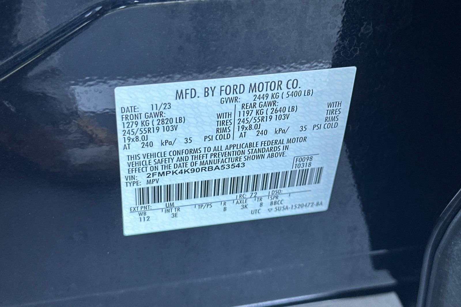 Certified 2024 Ford Edge Titanium image 30