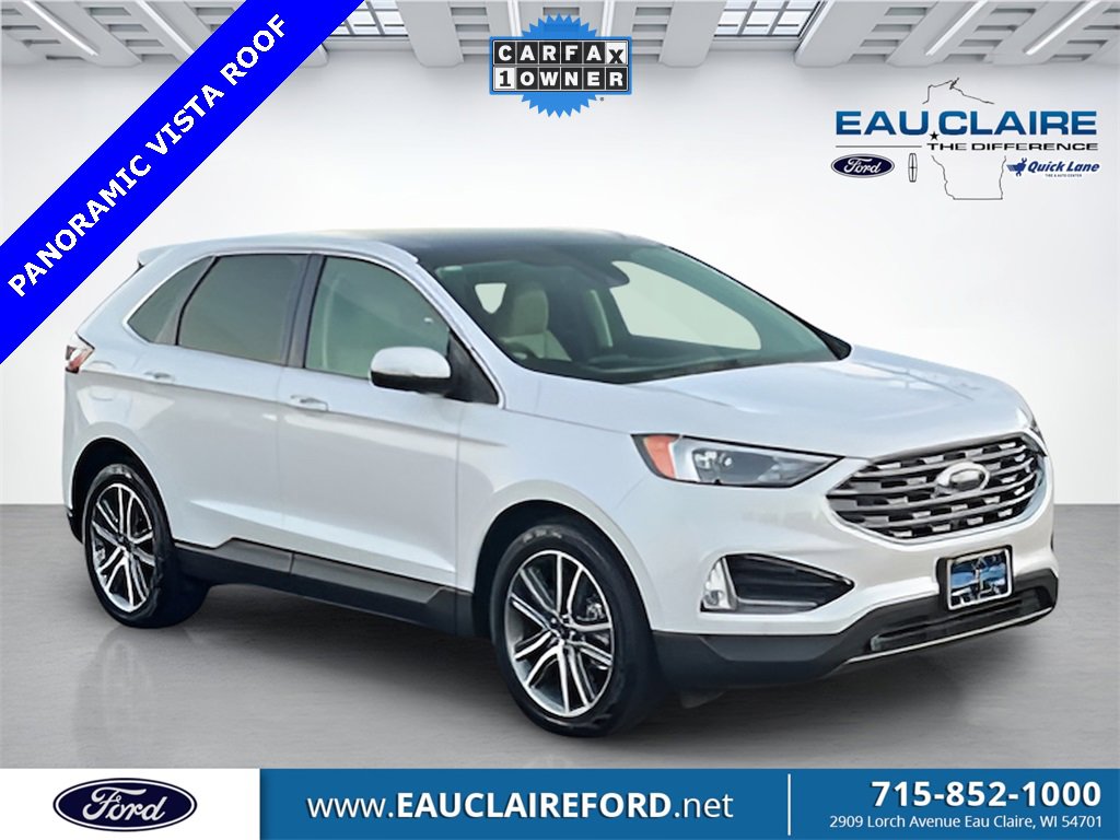 Certified 2022 Ford Edge Titanium w/ Class II Trailer Tow Package image 1