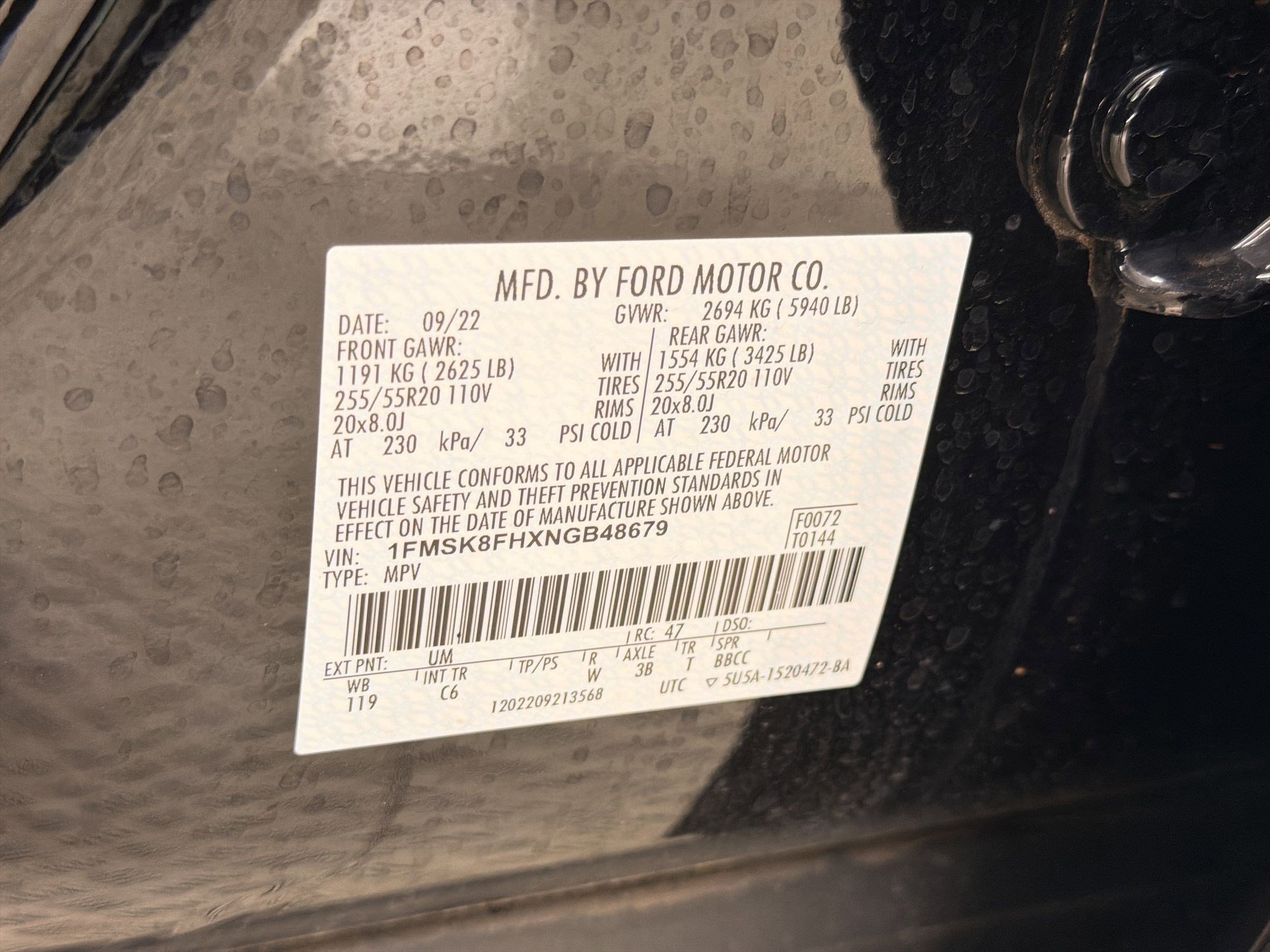 Certified 2022 Ford Explorer Limited w/ Equipment Group 301A AWD/4WD image 19