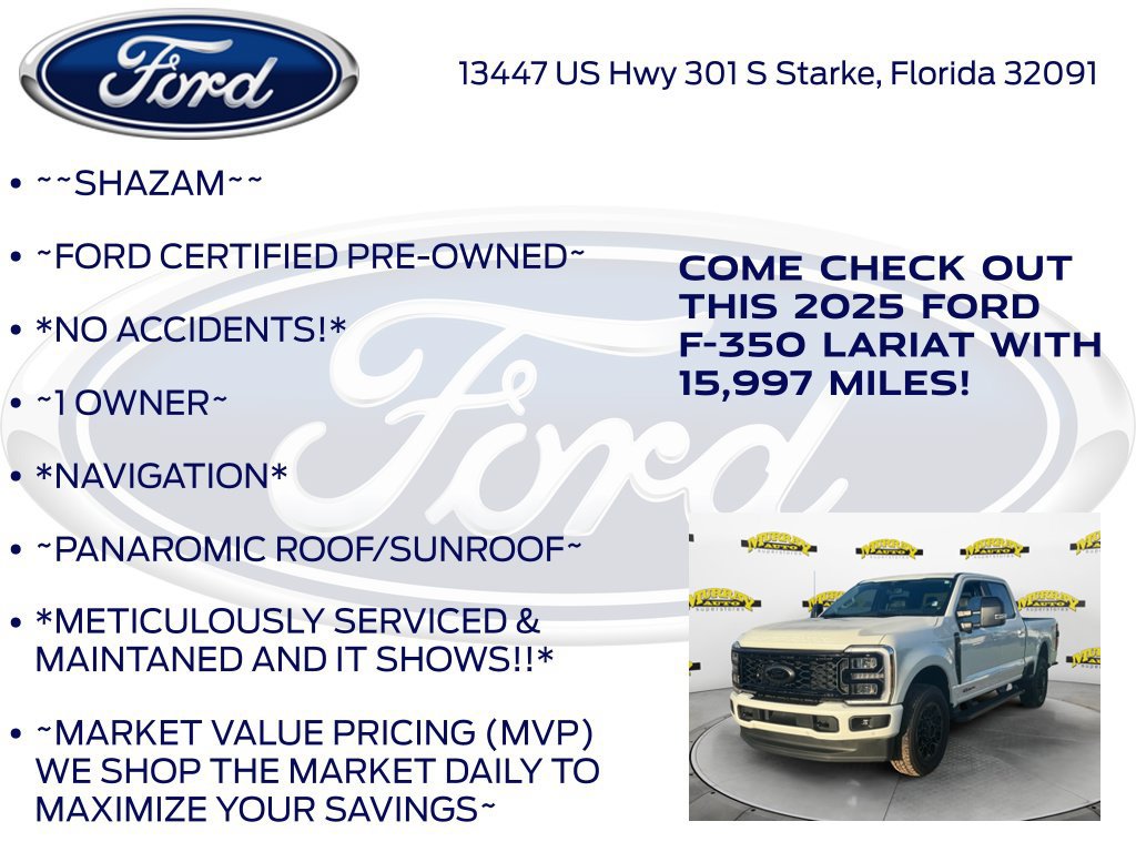 Certified 2025 Ford F350 Lariat w/ Lariat Ultimate Package AWD/4WD image 6