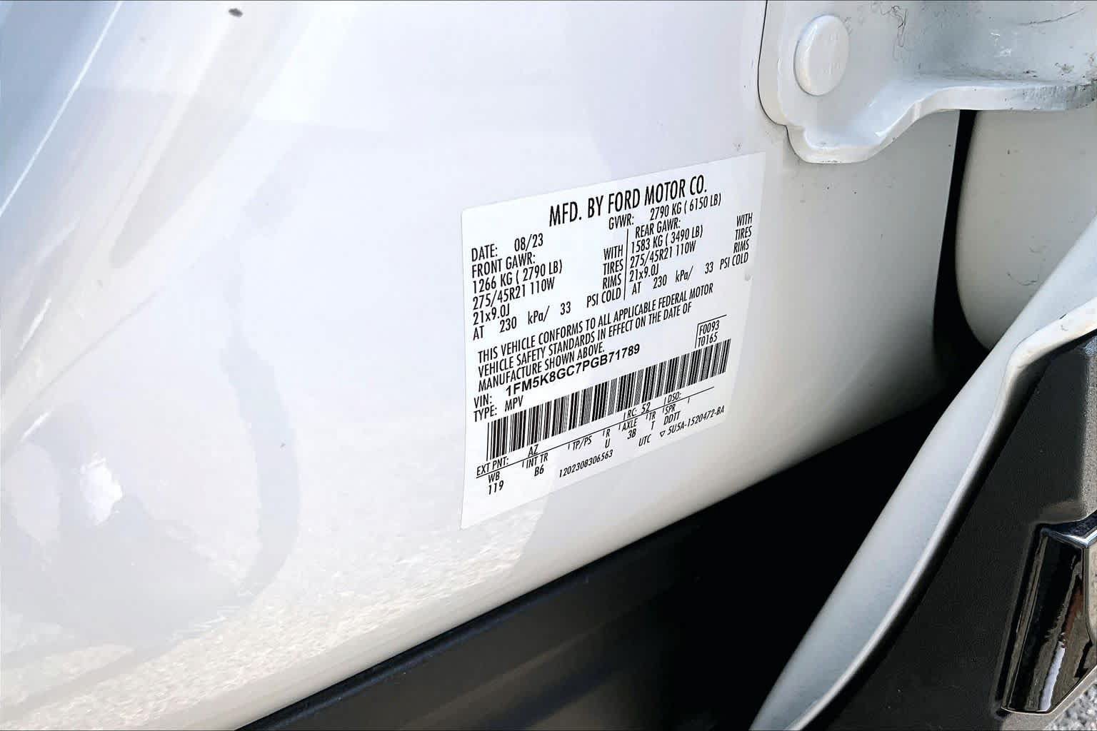 Certified 2023 Ford Explorer ST w/ Equipment Group 401A AWD/4WD image 34