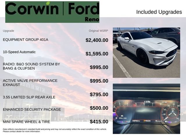 Certified 2021 Ford Mustang GT Premium w/ Equipment Group 401A RWD image 3