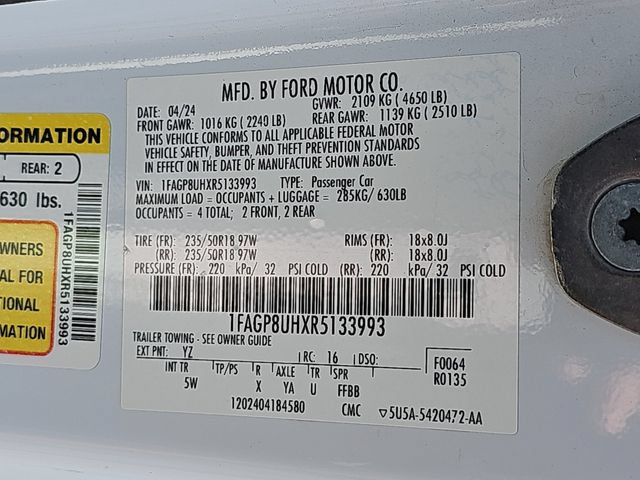Certified 2024 Ford Mustang Premium RWD image 37