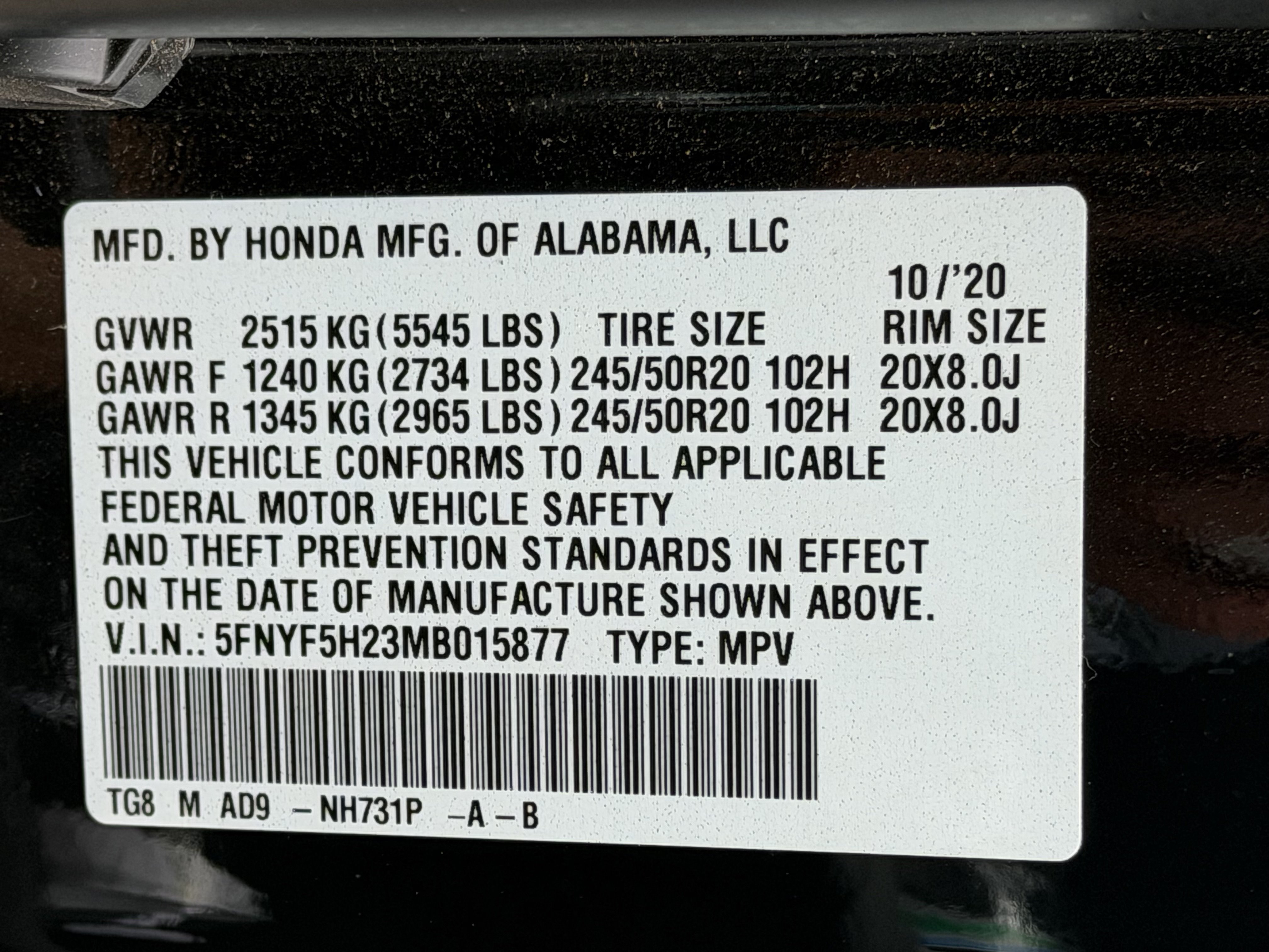 Used 2021 Honda Pilot Special Edition image 13