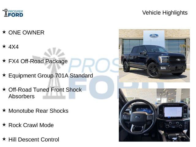 Certified 2024 Ford F150 Platinum w/ FX4 Off-Road Package AWD/4WD image 5