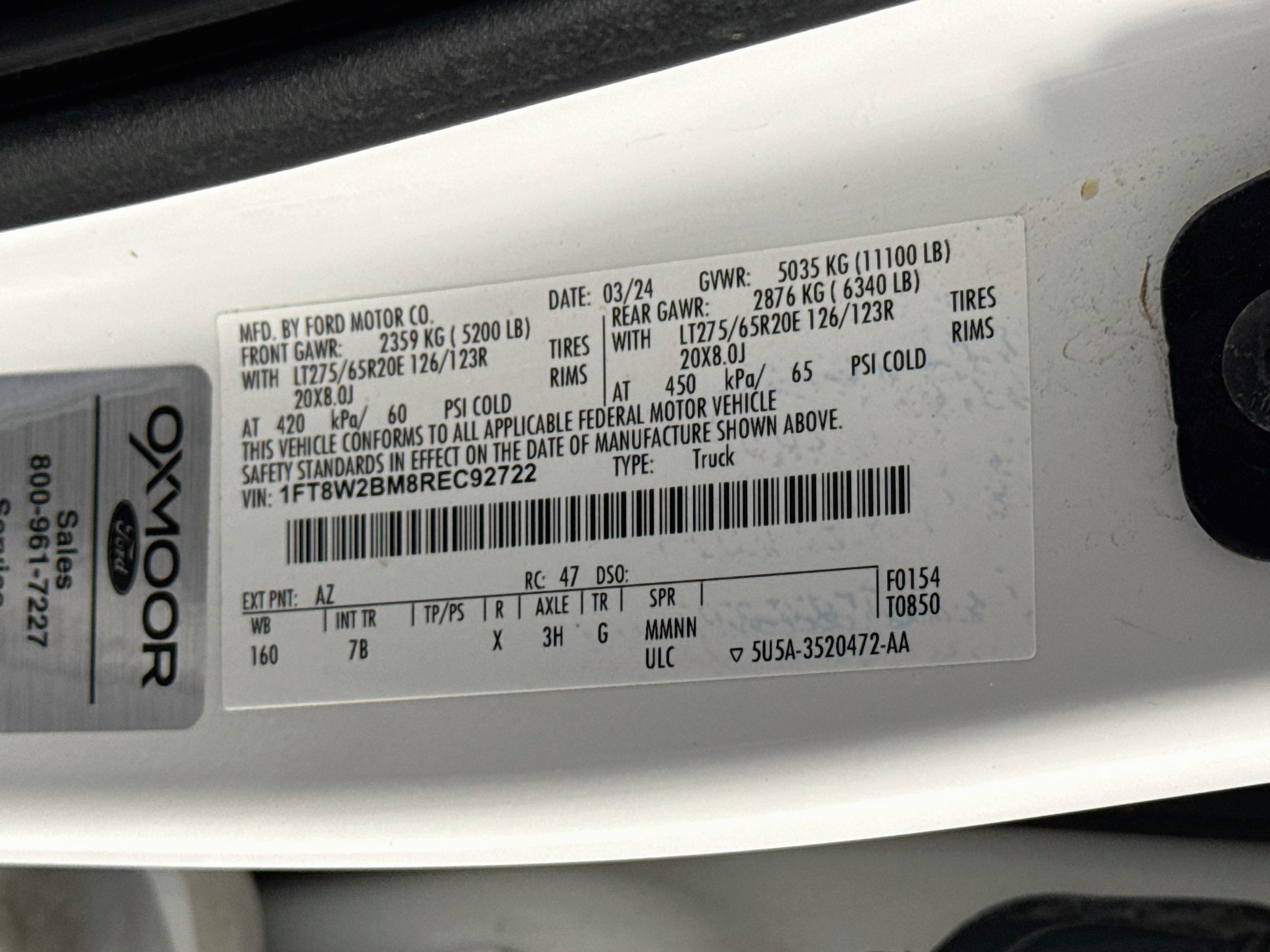 Certified 2024 Ford F250 Platinum AWD/4WD image 33